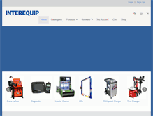 Tablet Screenshot of interequip.com.au